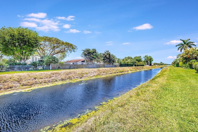 6130 Via Tierra, Boca Raton, FL 33433 - view of water feature with fence
