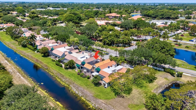 6130 Via Tierra, Boca Raton, FL 33433 - birds eye view of property featuring a water view
