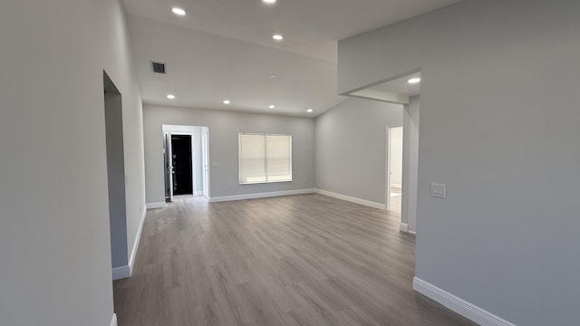 11771 NW 37th St, Sunrise, FL 33323 - empty room featuring recessed lighting, wood finished floors, visible vents, and baseboards
