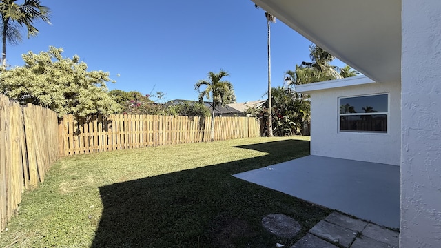 11771 NW 37th St, Sunrise, FL 33323 - view of yard featuring a fenced backyard and a patio