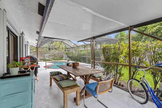 7414 Rosewood Cir, Boca Raton, FL 33487 - sunroom featuring a wealth of natural light