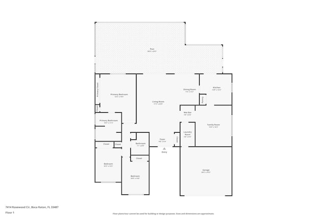 7414 Rosewood Cir, Boca Raton, FL 33487 - plan
