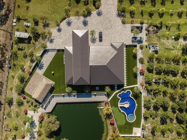 2810 F Rd, Loxahatchee Groves, FL 33470 - drone / aerial view of a pool area