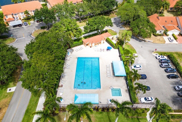drone / aerial view
