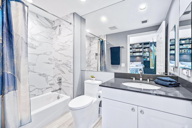 500 S US Highway 1 Unit 201, Jupiter, FL 33477 - ensuite bathroom featuring recessed lighting, ensuite bath, and visible vents