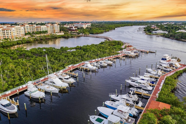 500 S US Highway 1 Unit 201, Jupiter, FL 33477 - drone / aerial view with a water view