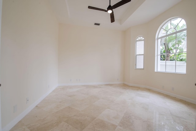 8280 Woodsmuir Dr, Palm Beach Gardens, FL 33412 - empty room featuring ceiling fan