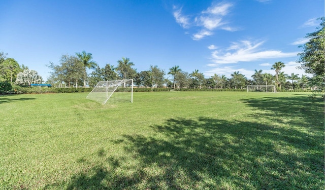 8280 Woodsmuir Dr, Palm Beach Gardens, FL 33412 - view of yard with an area for sports