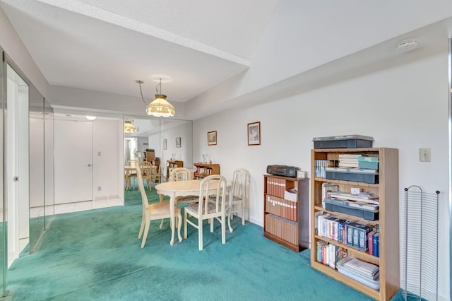 5910 Morningstar Cir Unit 401, Delray Beach, FL 33484 - dining area with baseboards and carpet flooring