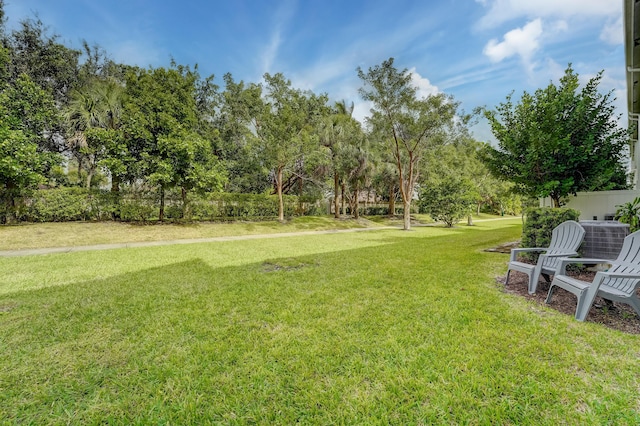 8769 Via, Mar Rosso, Lake Worth, FL 33467 - view of yard with central AC