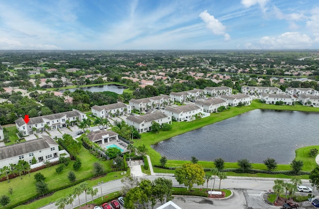 8769 Via, Mar Rosso, Lake Worth, FL 33467 - aerial view with a water view and a residential view