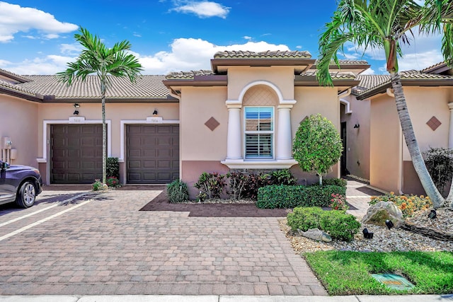 7816 Butera, Delray Beach, FL 33446 - view of front of house featuring stucco siding and a tiled roof