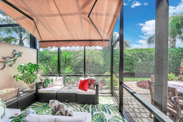 7816 Butera, Delray Beach, FL 33446 - sunroom with an outdoor living space