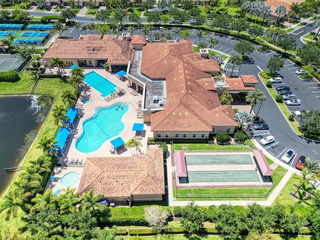 7816 Butera, Delray Beach, FL 33446 - drone / aerial view of a pool