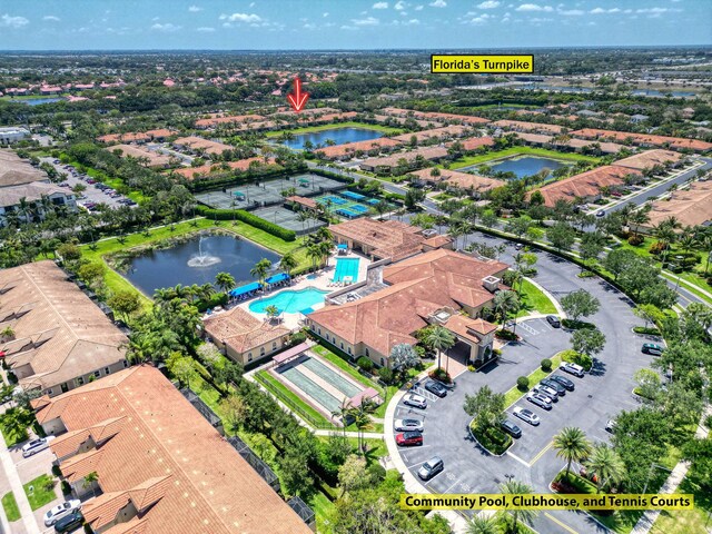 7816 Butera, Delray Beach, FL 33446 - bird's eye view of a large body of water and a pool