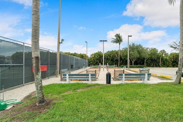 574 Monaco L, Delray Beach, FL 33446 - view of community with a bocce ball area