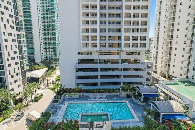 view of community pool