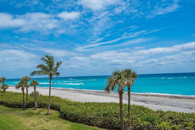 water view with a beach view