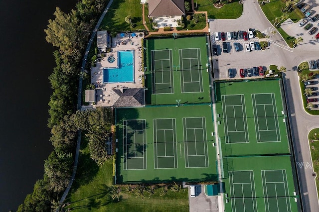 drone / aerial view