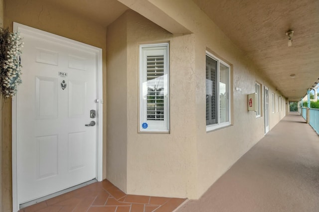5749 Gemstone Ct Unit 404, Boynton Beach, FL 33437 - property entrance featuring stucco siding