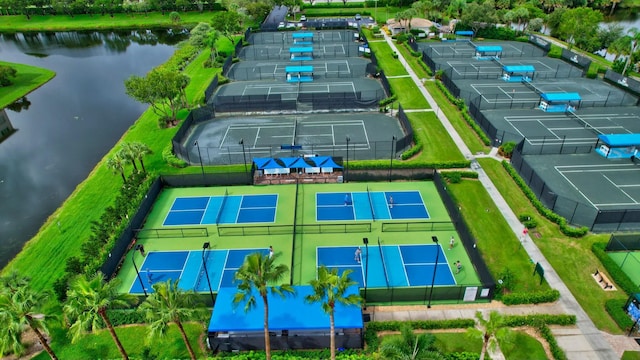 5749 Gemstone Ct Unit 404, Boynton Beach, FL 33437 - drone / aerial view featuring a water view