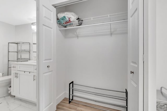view of closet