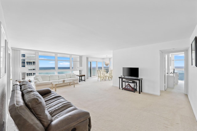 1370 S Ocean Blvd Unit 1808, Pompano Beach, FL 33062 - living area featuring carpet flooring