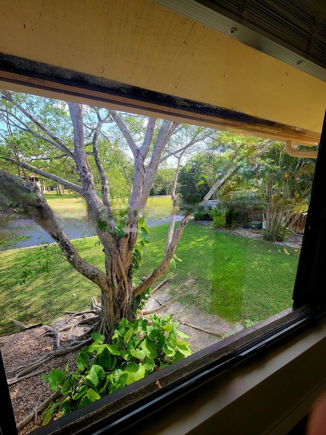 room details with a water view