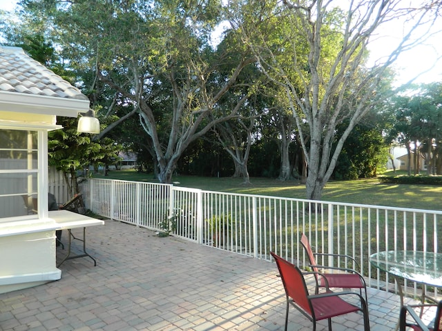view of patio
