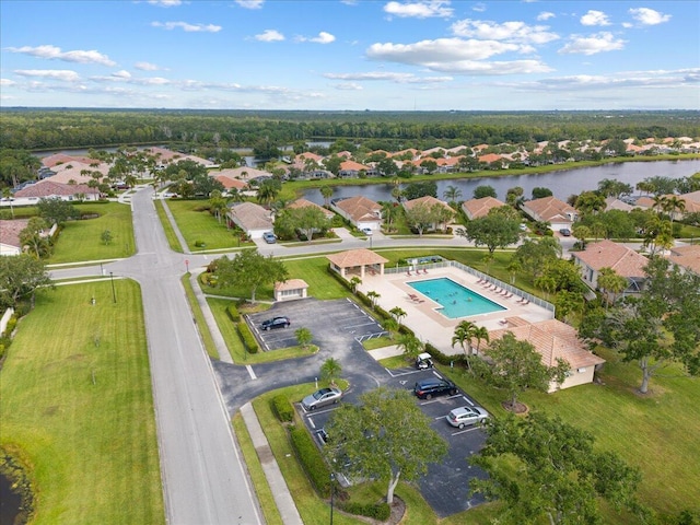 8365 SE Double Tree Dr, Hobe Sound, FL 33455 - view of property location featuring a nearby body of water, a pool, and nearby suburban area