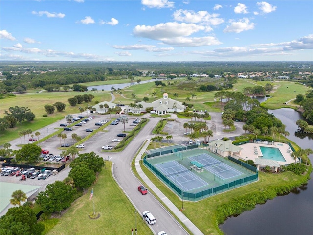 8365 SE Double Tree Dr, Hobe Sound, FL 33455 - aerial view of a large body of water, a local golf course, and a pool