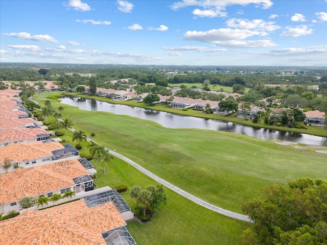 8365 SE Double Tree Dr, Hobe Sound, FL 33455 - aerial view of residential area featuring a nearby body of water and a golf course