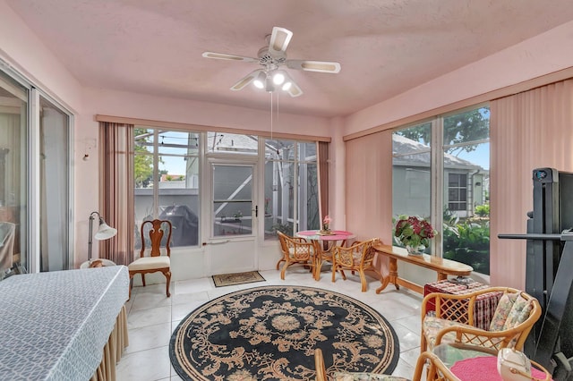 7829 Mansfield Hollow Rd, Delray Beach, FL 33446 - sunroom featuring tile patterned floors