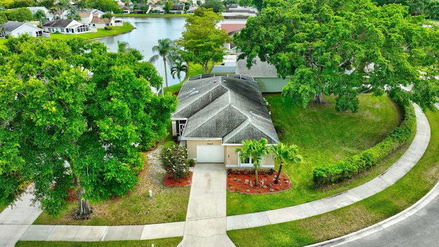 7829 Mansfield Hollow Rd, Delray Beach, FL 33446 - aerial view with a water view