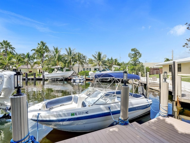 3821 NE 29th Ave, Lighthouse Point, FL 33064 - dock featuring a water view