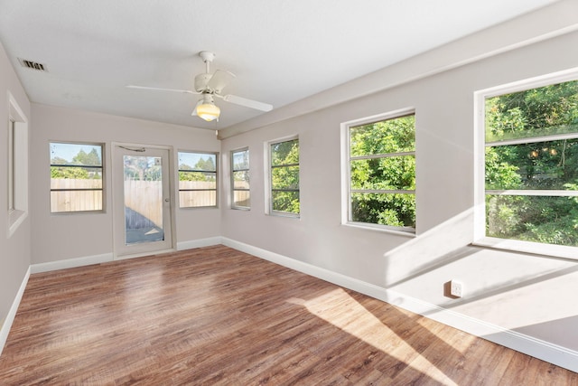 1728 SE Harrison St, Stuart, FL 34997 - unfurnished sunroom featuring visible vents