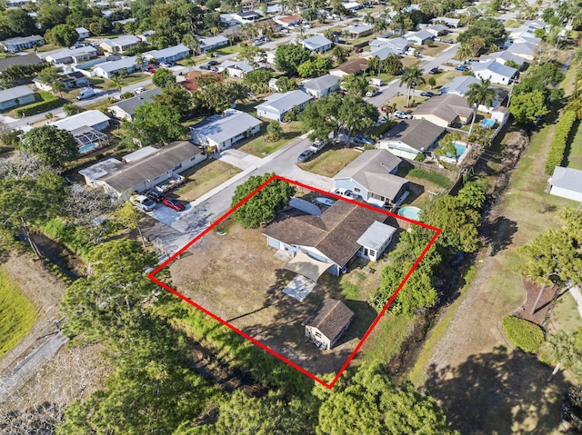 1728 SE Harrison St, Stuart, FL 34997 - aerial view with a residential view