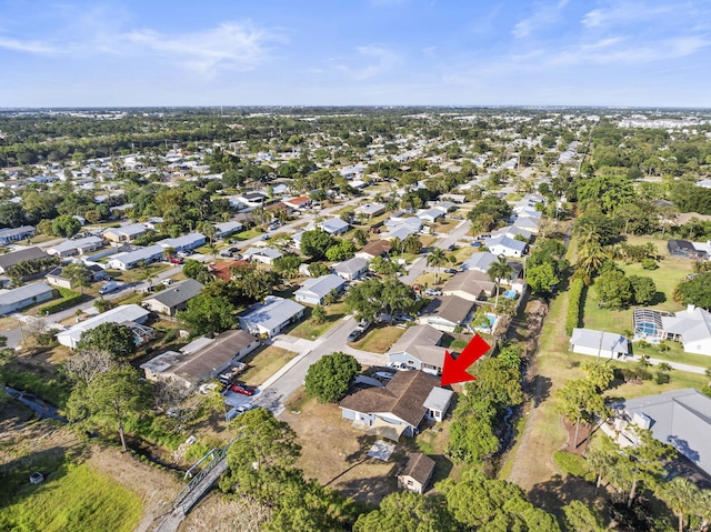 1728 SE Harrison St, Stuart, FL 34997 - bird's eye view with a residential view
