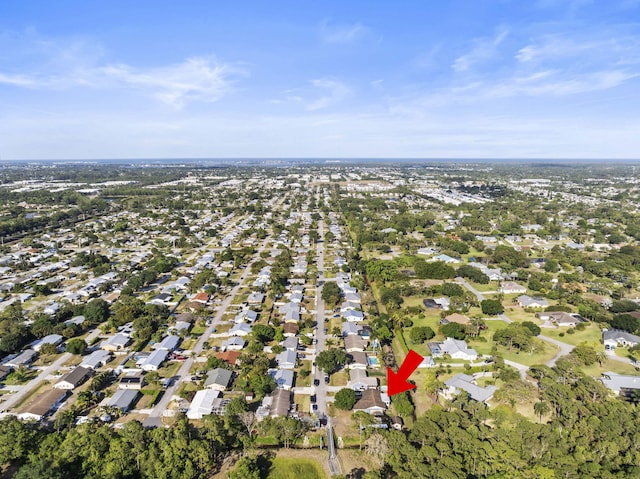 1728 SE Harrison St, Stuart, FL 34997 - birds eye view of property with a residential view