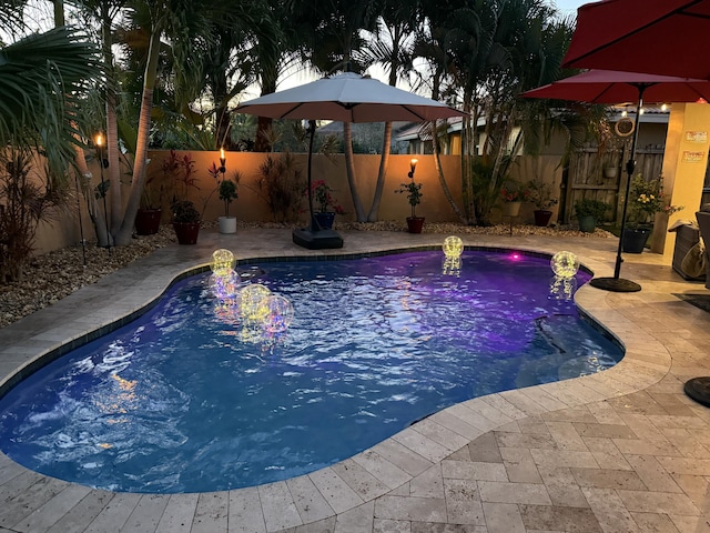 385 NW 37th Way, Deerfield Beach, FL 33442 - view of pool with a fenced backyard