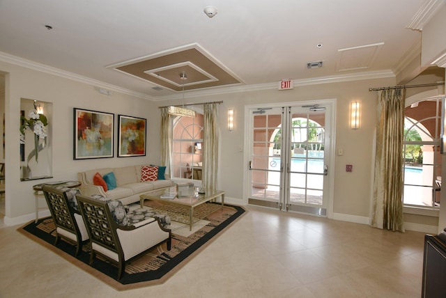 building lobby featuring visible vents