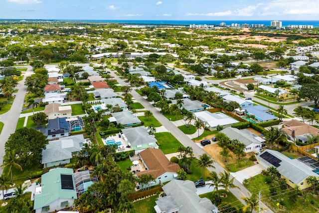 birds eye view of property featuring a residential view