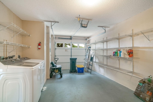6209 Pond Tree Ct, Greenacres, FL 33463 - garage with independent washer and dryer and a garage door opener