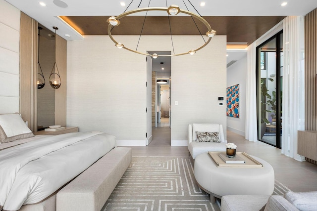 207 W Coconut Palm Rd, Boca Raton, FL 33432 - bedroom featuring recessed lighting and baseboards