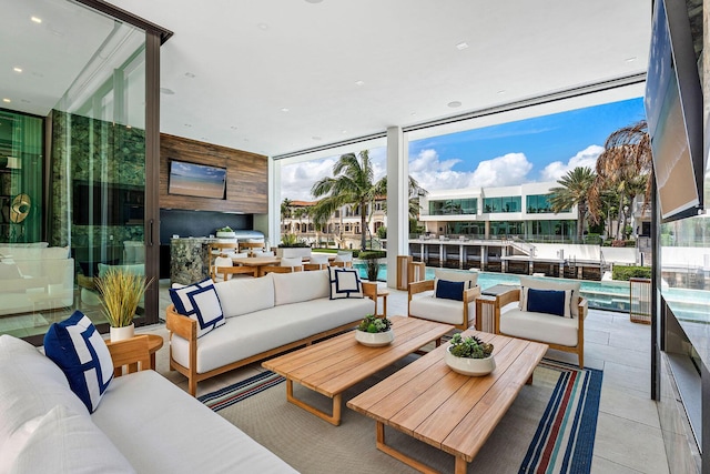 207 W Coconut Palm Rd, Boca Raton, FL 33432 - sunroom / solarium with a wealth of natural light