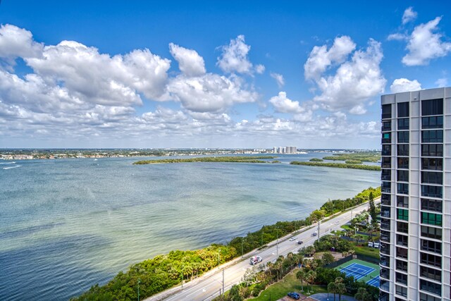 property view of water