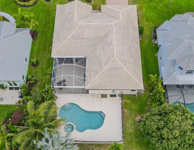 541 NW Pine Sap Pl, Jensen Beach, FL 34957 - view of subject property with a pool