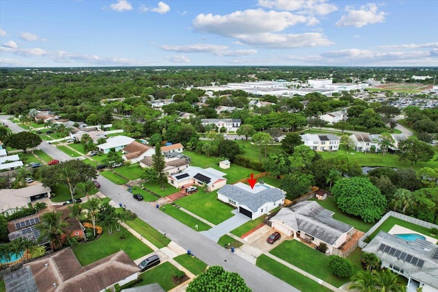 509 Oak Ter, Jupiter, FL 33458 - birds eye view of property featuring a residential view