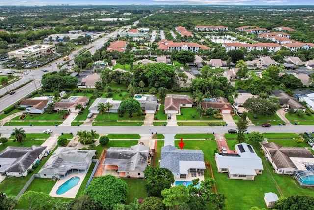 509 Oak Ter, Jupiter, FL 33458 - birds eye view of property featuring a residential view