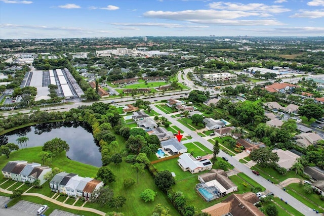 509 Oak Ter, Jupiter, FL 33458 - birds eye view of property featuring a water view